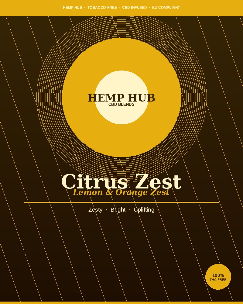 Citrus Zest Hemp Blend