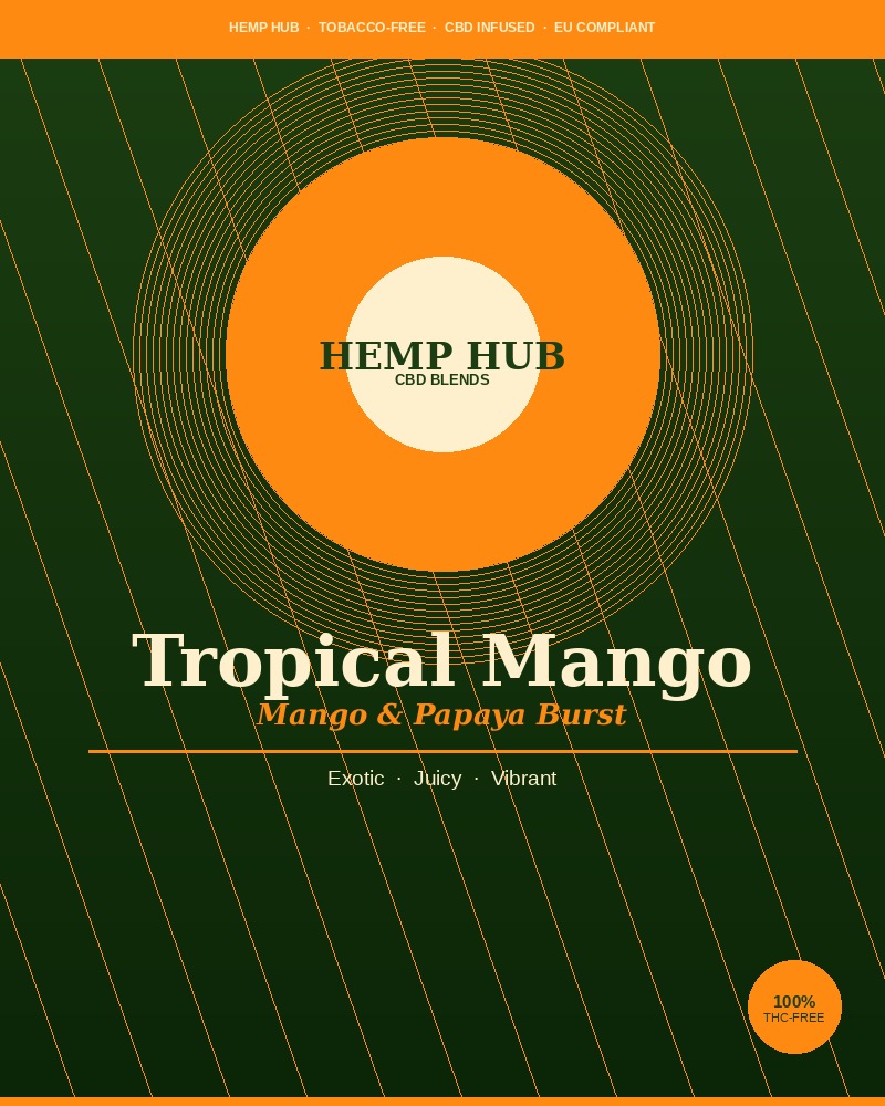 Tropical Mango Hemp Blend